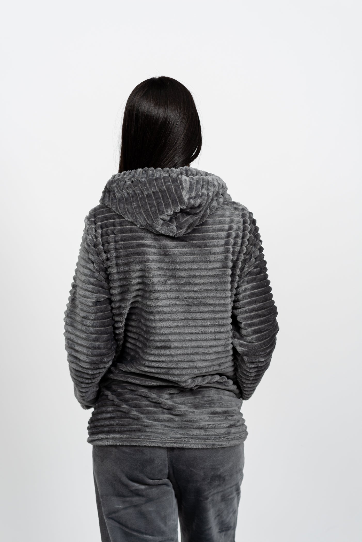 סט פליז מלא - קפוצ'ון ומכנס ג'וגר