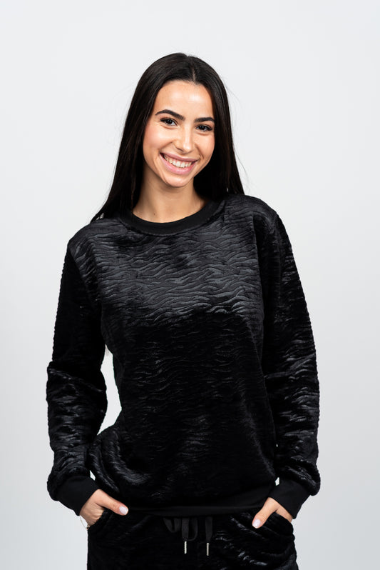 סט פיג'מת פליז מחממת