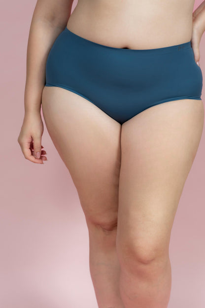 תחתון מקסי לייזר קאט בשילוב תחרה