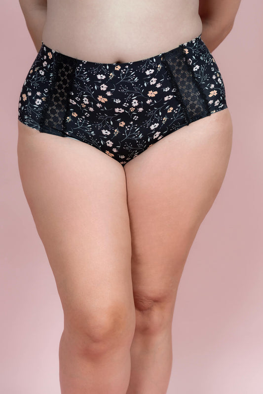 תחתון מקסי בשילוב תחרה למידות גדולות