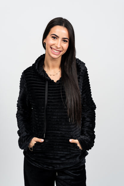 סט פליז מלא - קפוצ'ון ומכנס ג'וגר