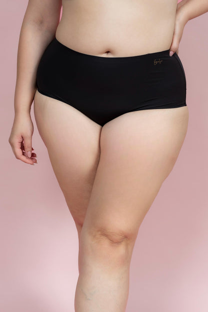 תחתון מקסי לייזר קאט בשילוב תחרה