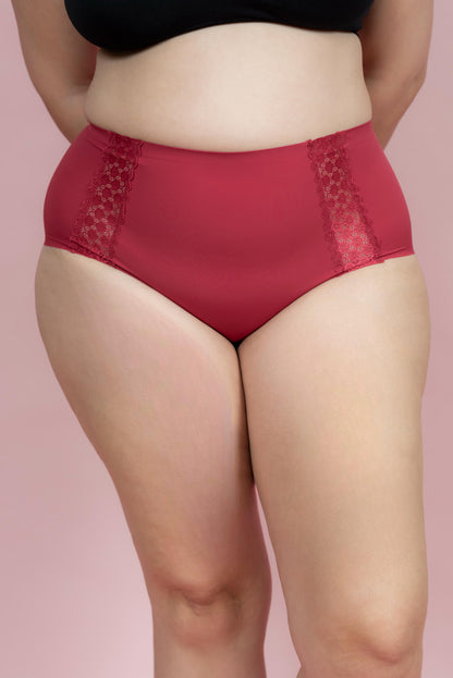 תחתון מקסי בשילוב תחרה למידות גדולות