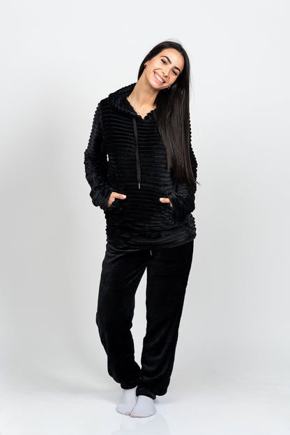 סט פליז מלא - קפוצ'ון ומכנס ג'וגר