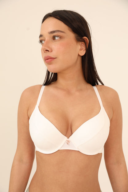 חזיית ריפוד קל פסים