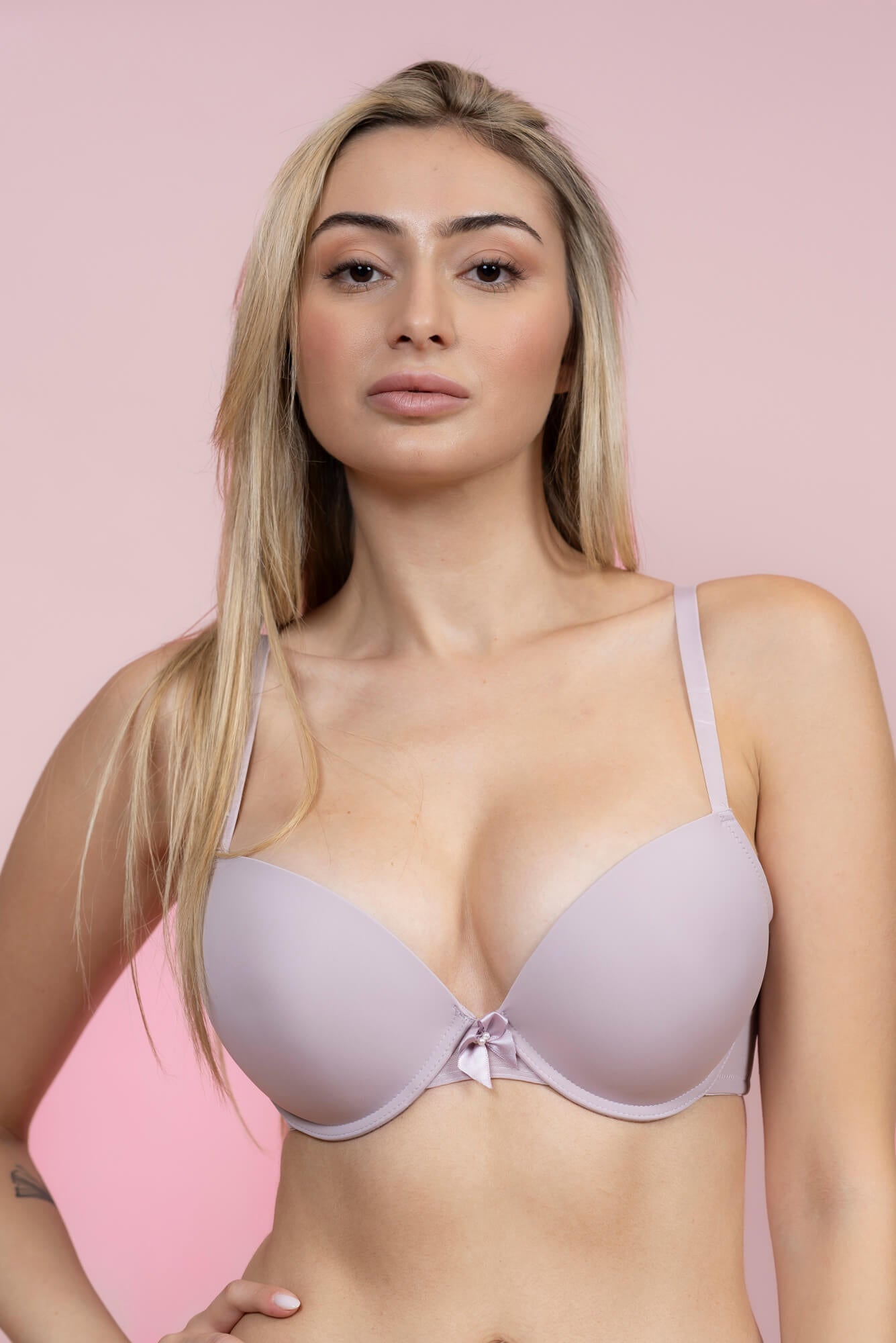 חזיית חצי ריפוד חלקה