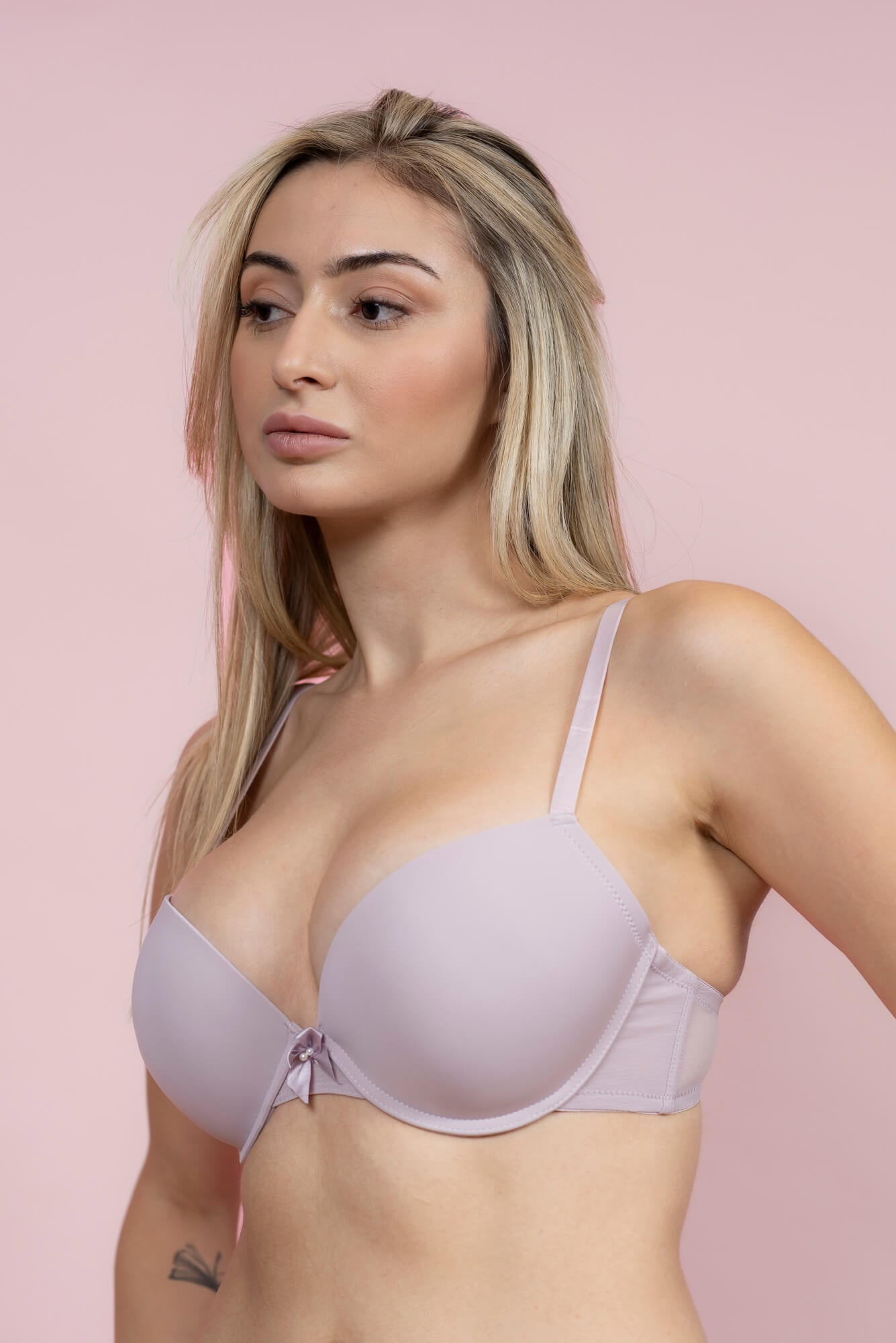 חזיית חצי ריפוד חלקה