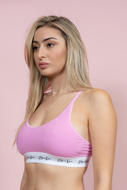 גוזיית כותנה עם סוגר מאחור