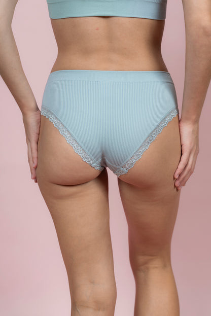 תחתון ביקיני סנטוני בשילוב תחרה