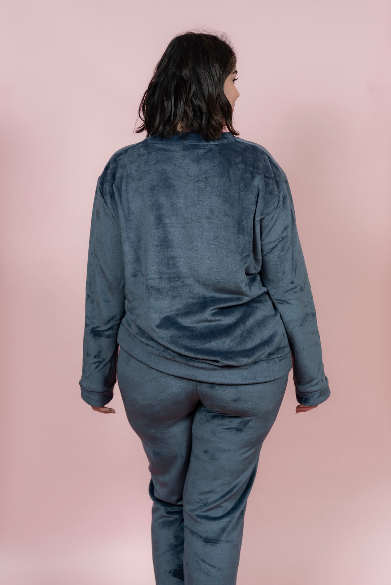 סט פיג’מה פליז I Love Emelie