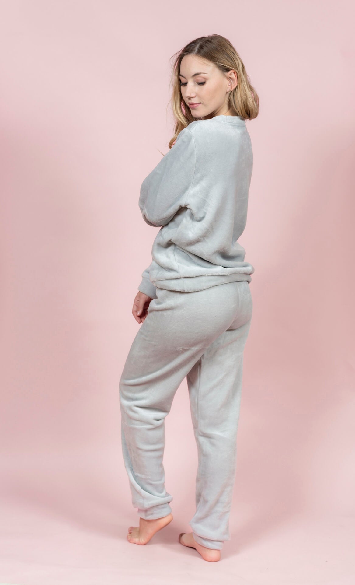 סט פיג’מה פליז I Love Emelie