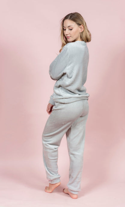 סט פיג’מה פליז I Love Emelie