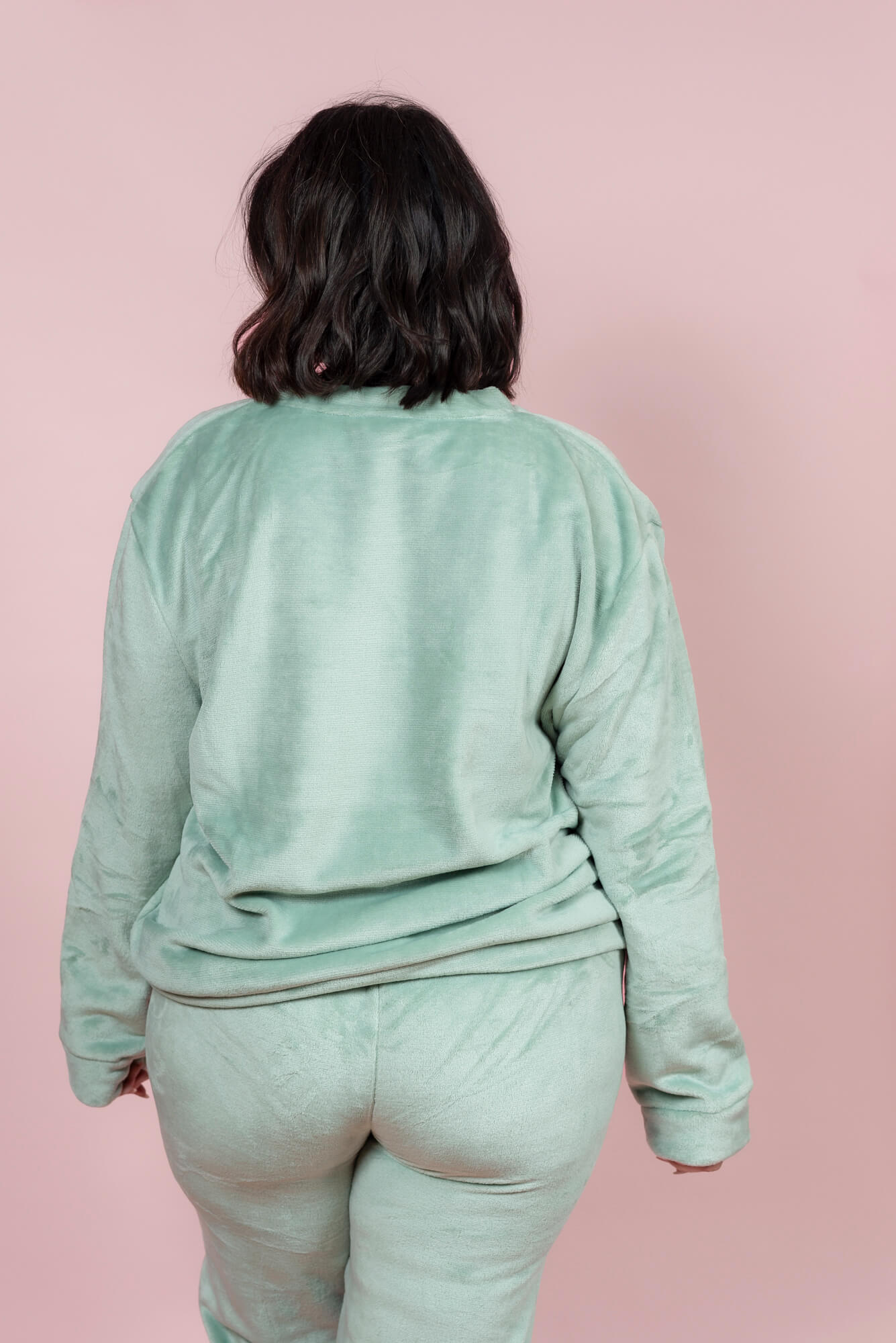 סט פיג’מה פליז I Love Emelie