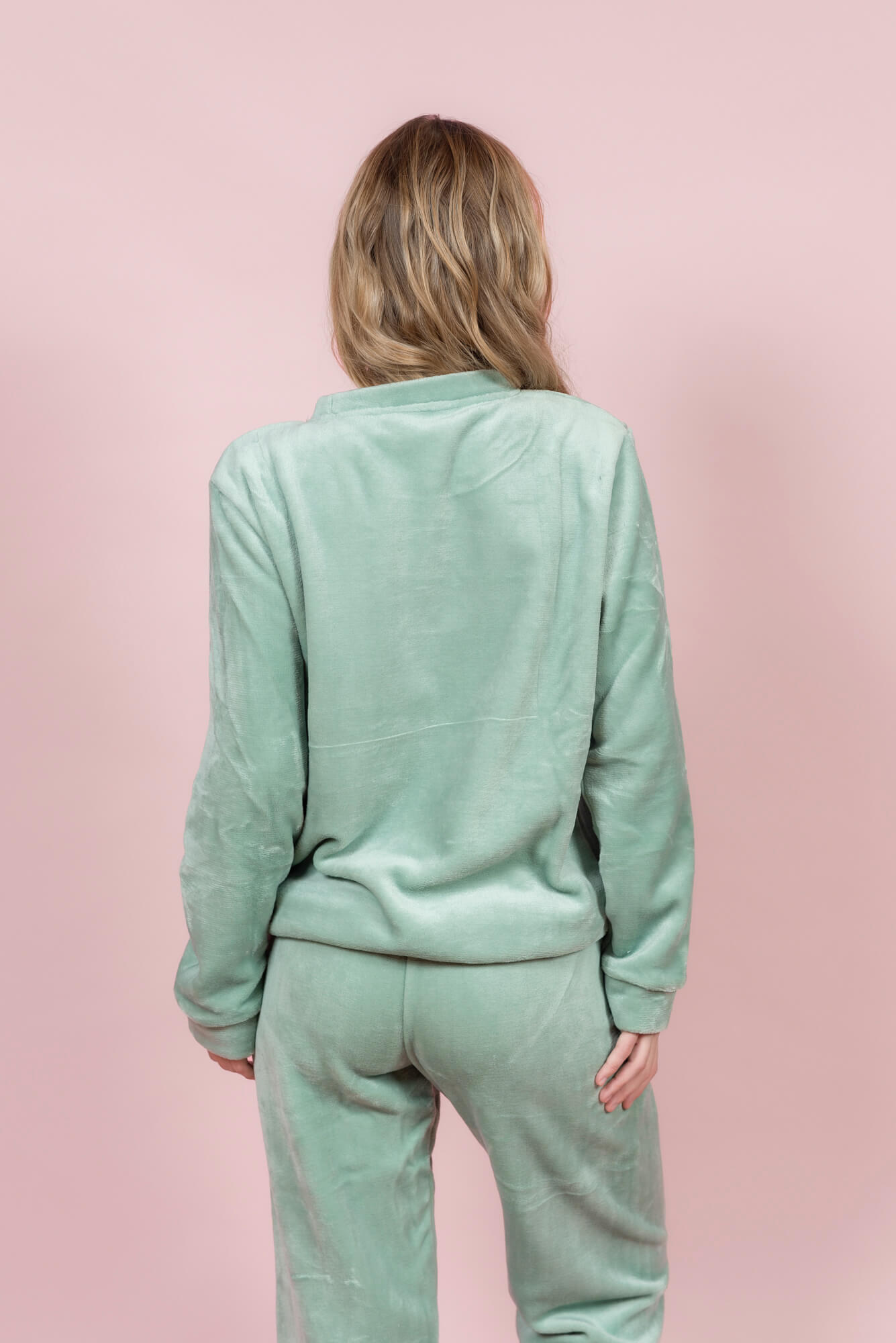 סט פיג’מה פליז I Love Emelie