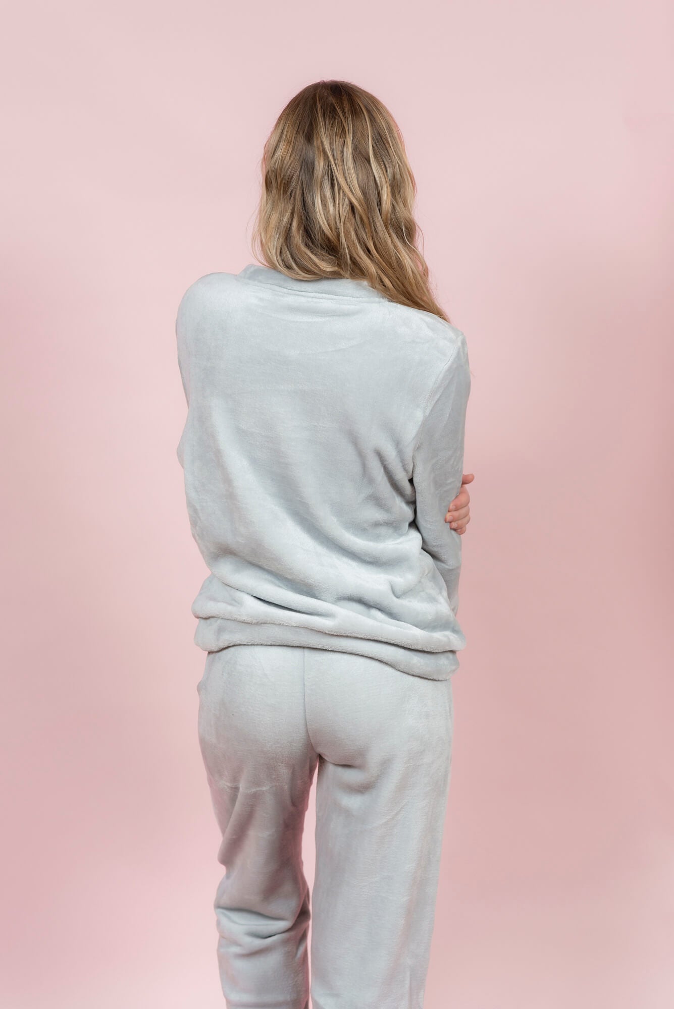 סט פיג’מה פליז I Love Emelie