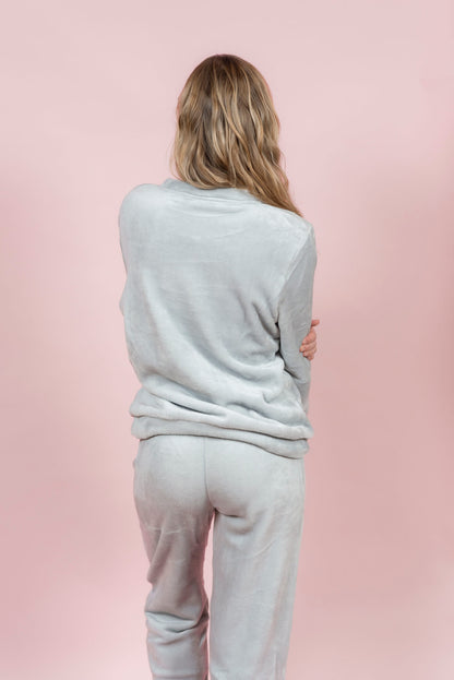 סט פיג’מה פליז I Love Emelie