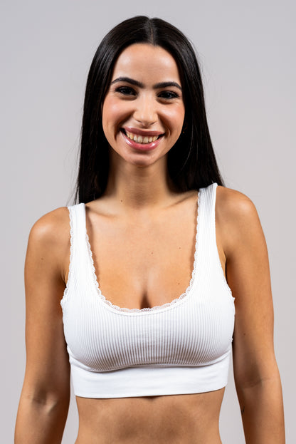 גוזיית סנטוני ריב עם סגירה מאחור