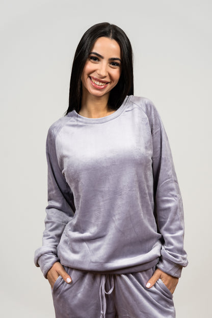 סט קטיפה טרנינג