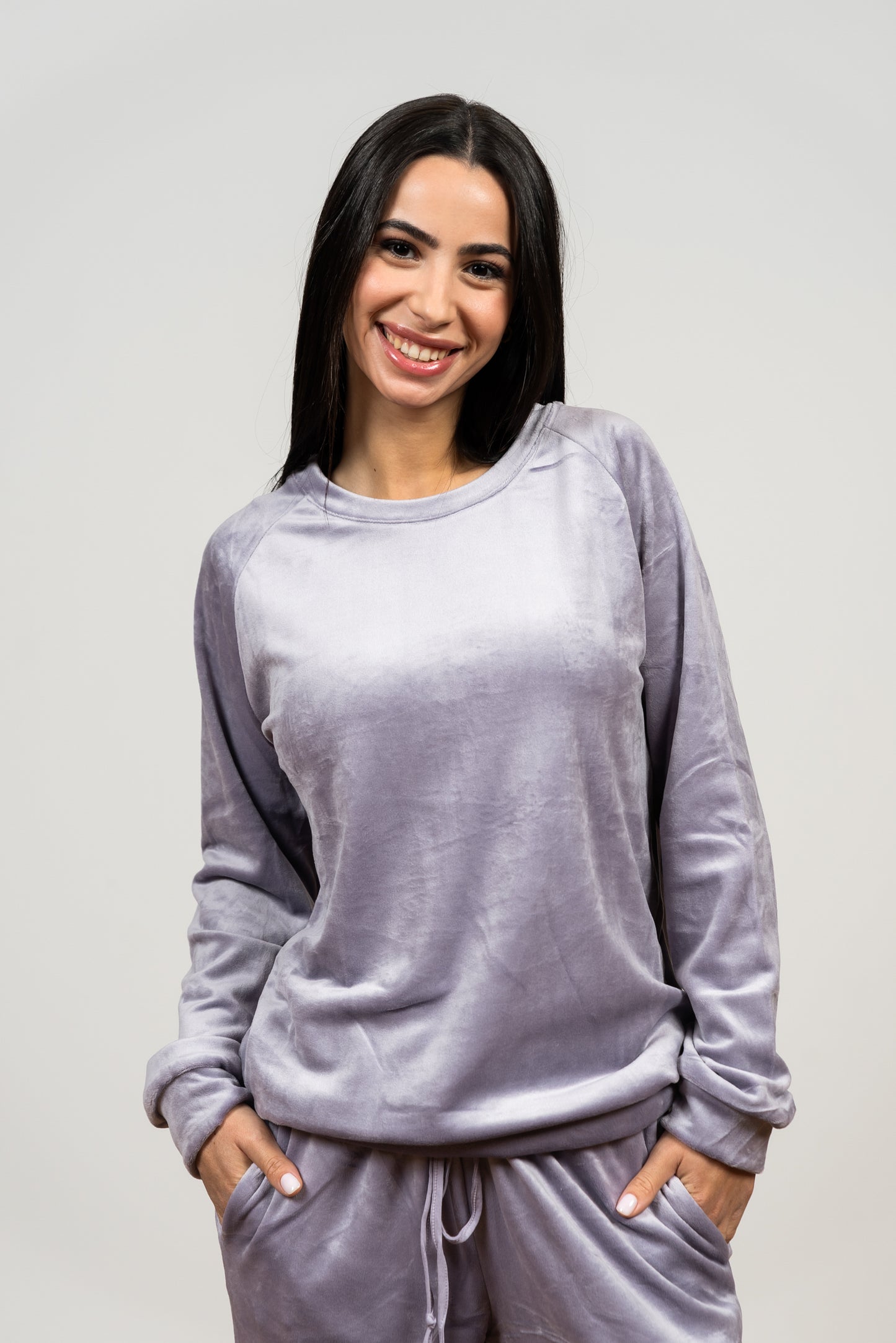 סט קטיפה טרנינג