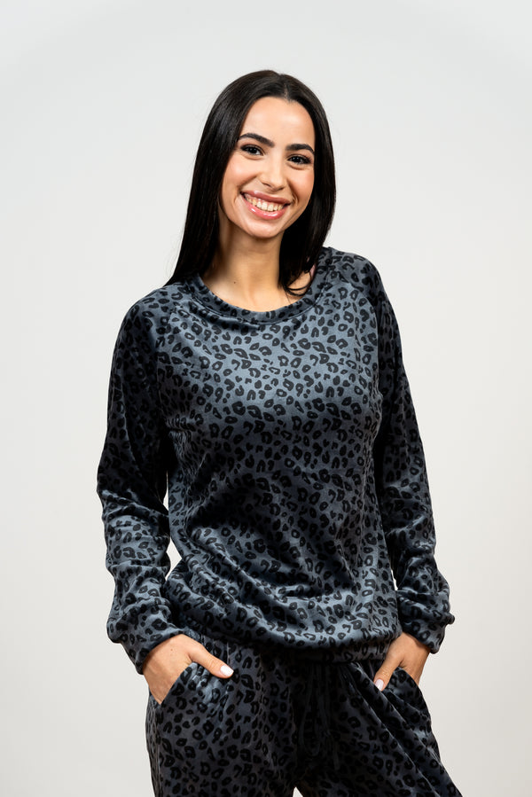 סט קטיפה טרנינג