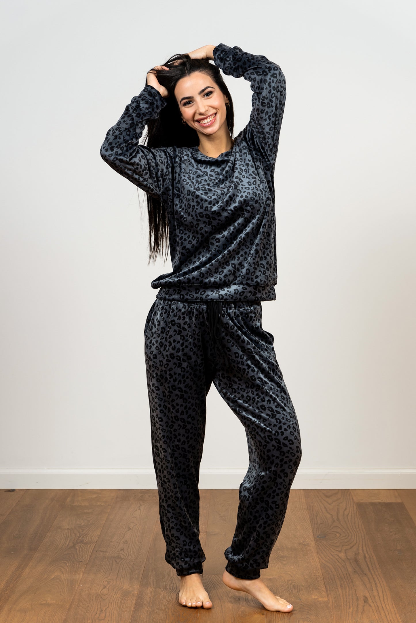 סט קטיפה טרנינג