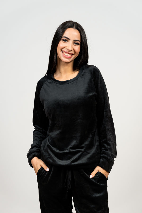 סט קטיפה טרנינג