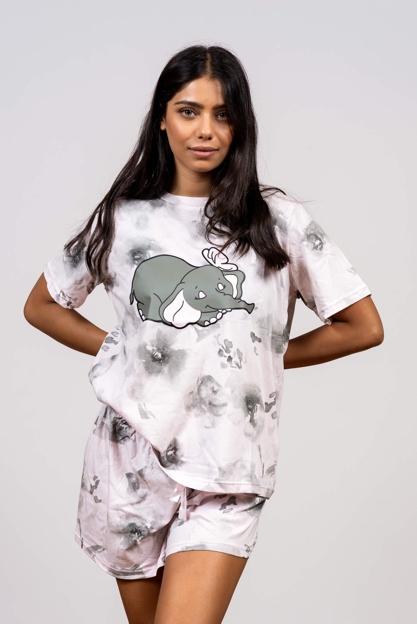 סט פיג'מת כותנה פילפילון